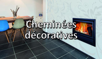 Cheminées décoratives